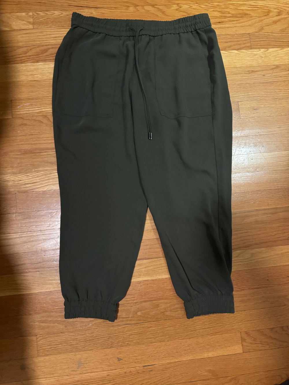 Ann Taylor Olive Green Jogger Pants - Casual Comfort